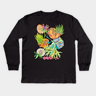 Ammonite Planters Kids Long Sleeve T-Shirt